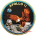Bild von Apollo 11 Logo Aufnäher Abzeichen Large 130mm